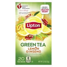 LIPTON GREEN TEA LEMON GINSENG 32G