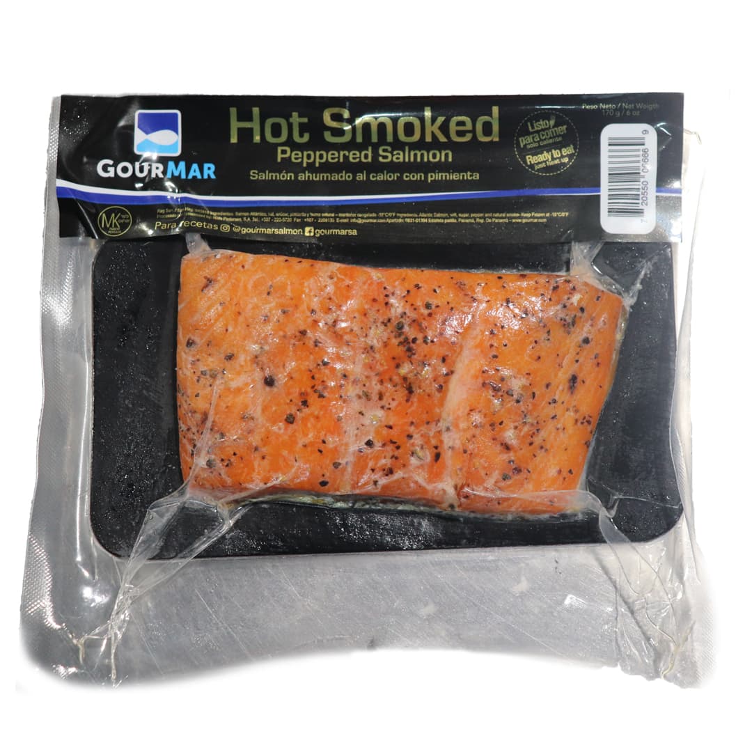GOURMAR SALMON AHUM. C/PIMIENTA 170 GR
