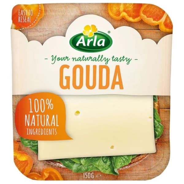 ARLA QUESO GOUDA REBANADO 150G