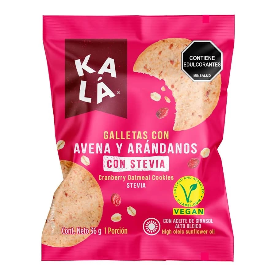 KALA GALLETA DE AVENA Y ARANDANOS 36G