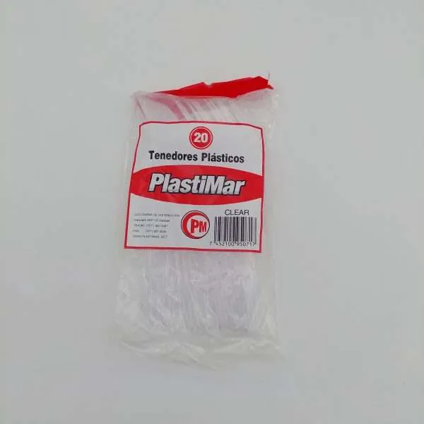 PLASTIMAR TENEDORES PLASTICOS 25ud