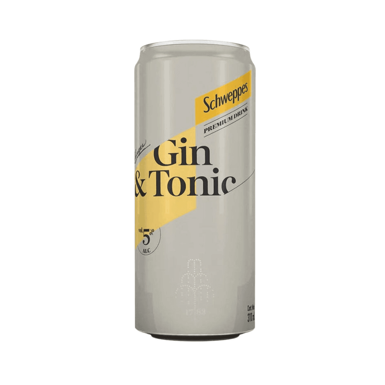 SCHWEPPES GIN TONIC LATA 310ML
