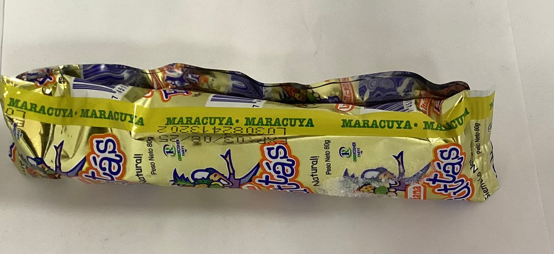 LA ITALIANA PALETA DE FRUTAS MARACUYA
