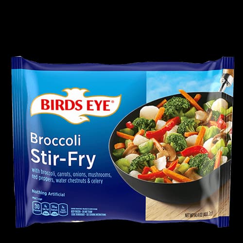 BIRDS EYE STIR FRY VEGETABLES BROCCOLI 14.4 O