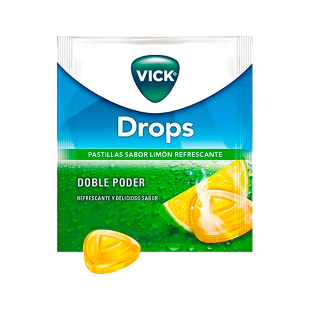 VICKS PASTILLAS SABOR LIMON 10G
