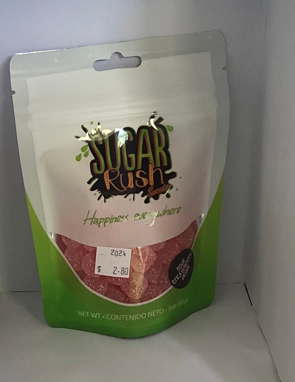 SOUR STRAWBERRY DROPS
