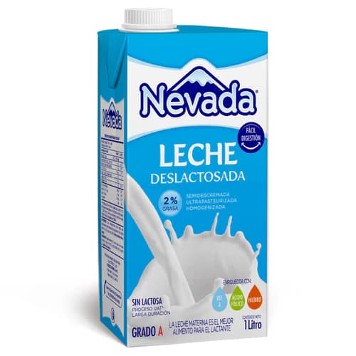 NEVADA LECHE DESLACTOSADA FREE 12/1LT