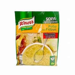 KNORR SOPA DE POLLA CON FIDEOS 55GR
