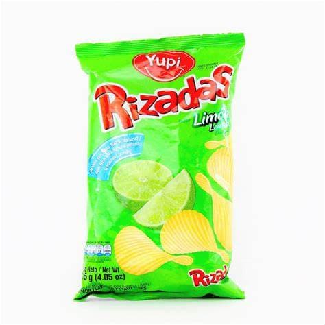 YUPI RIZADAS LIMON 115gr
