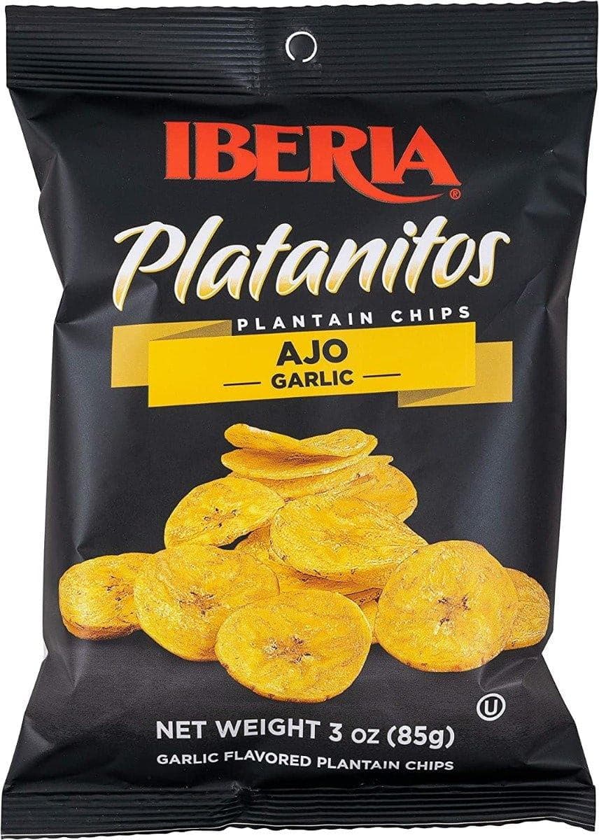 IBERIA PLATANITOS CON AJO 3oz