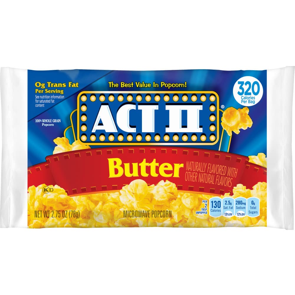 ACT II POPCORN BUTTER KETTLE CORN 3PK