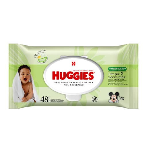 HUGGIES WIPES LIMPIEZAS EFECTIVA 48ud