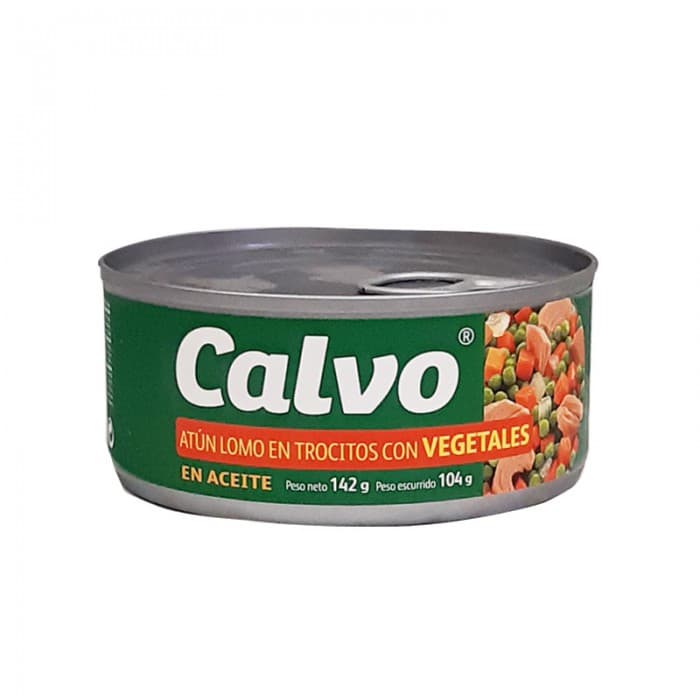 CALVO ATUN EN TROZOS CON VEGETALES