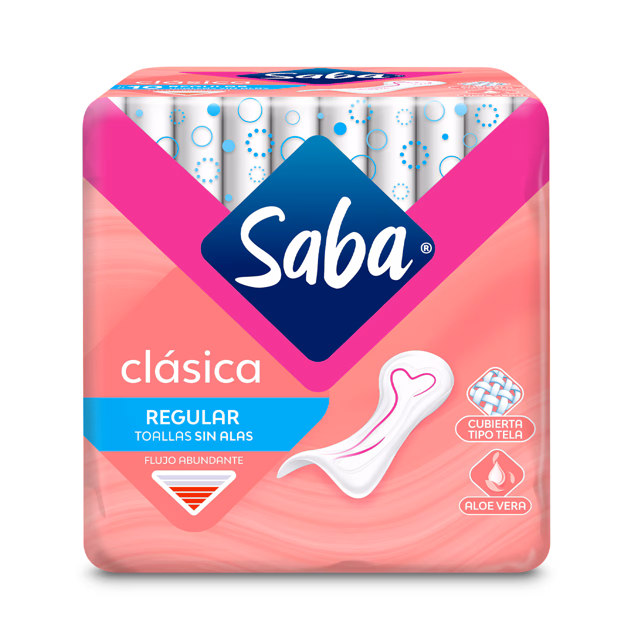 SABA CLASICA SIN ALAS 10 UNIDADES
