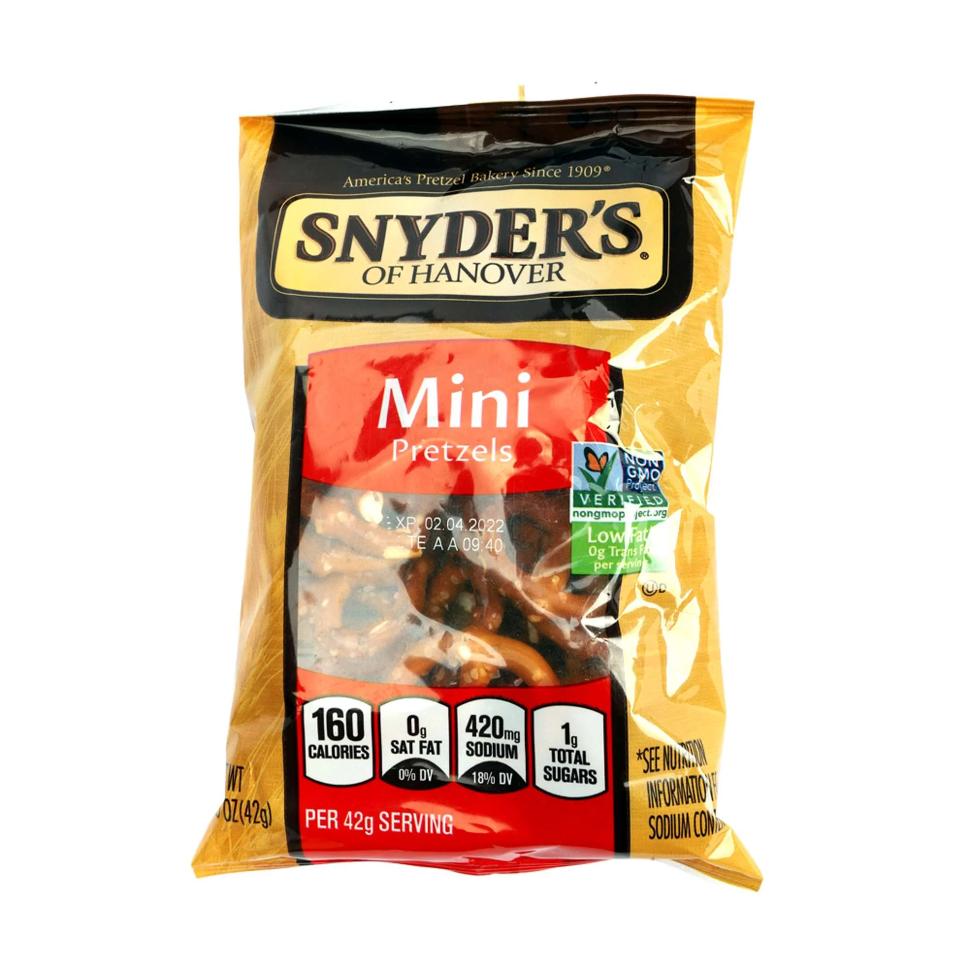 SNYDERS MINI PRETZEL 1.5 OZ