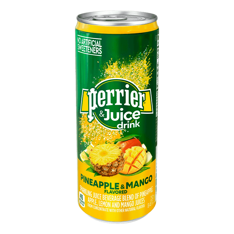 PERRIER y JUICE PINA MANGO 250ml