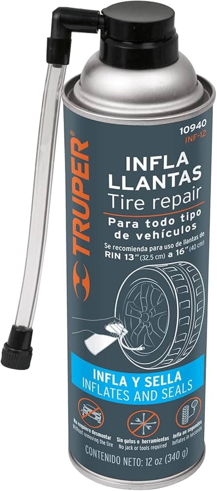 INFLADOR Y SELLADOR DE NEUMATICOS 12 OZ