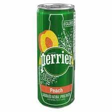 AGUA CON GAS PERRIER SLIM CAN PEACH 250 ML