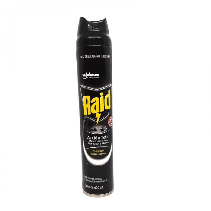 RAID INSECTICIDA ACCION TOTAL 400ML