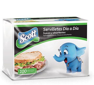 SCOTT SERVILLETA RECTANGULAR (1200hojas)