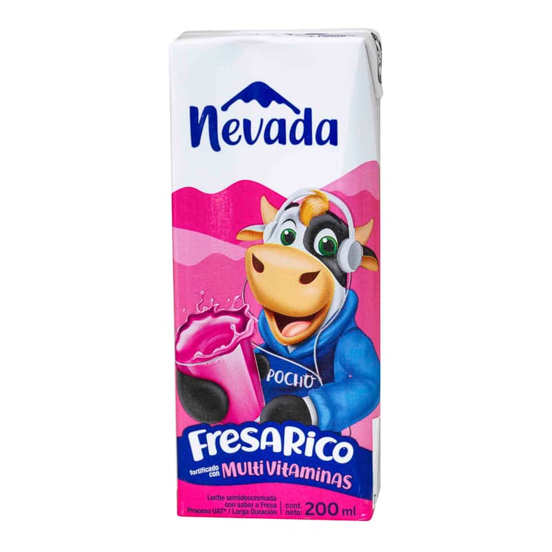 NEVADA LECHE SABORIZADA FRESARICO 200ML