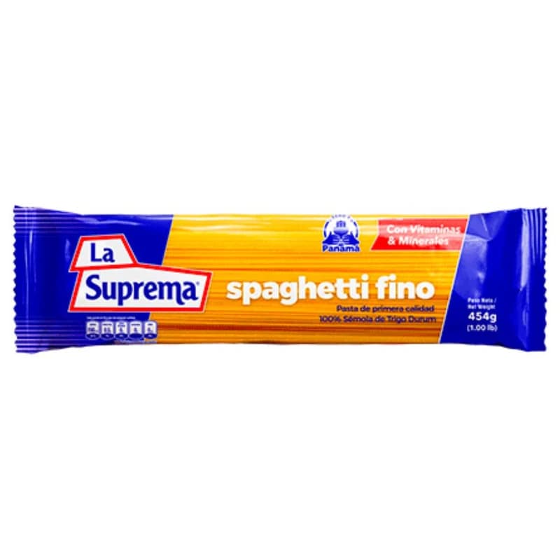 LA SUPREMA SPAGUETTI FINO 1X10X454GR