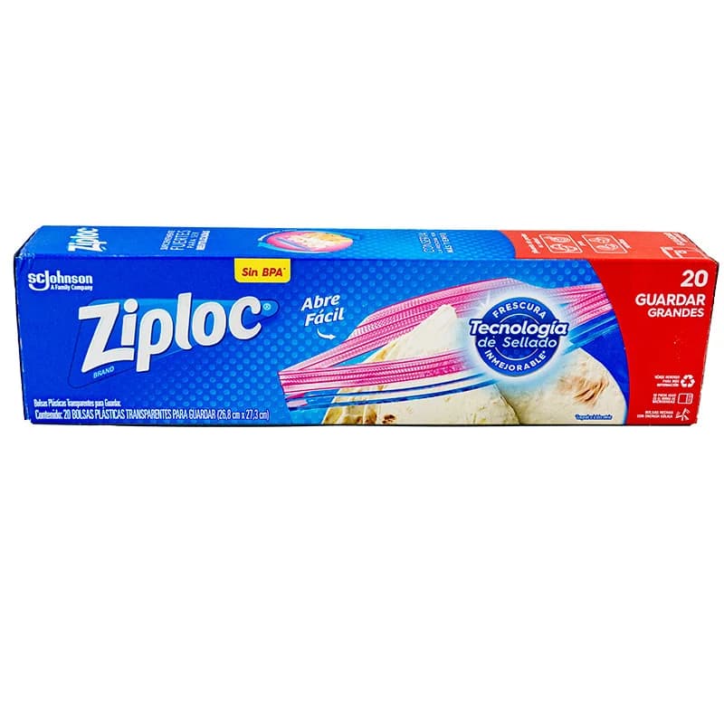 SC JOHNSON ZIPLOC GRANDES 20U