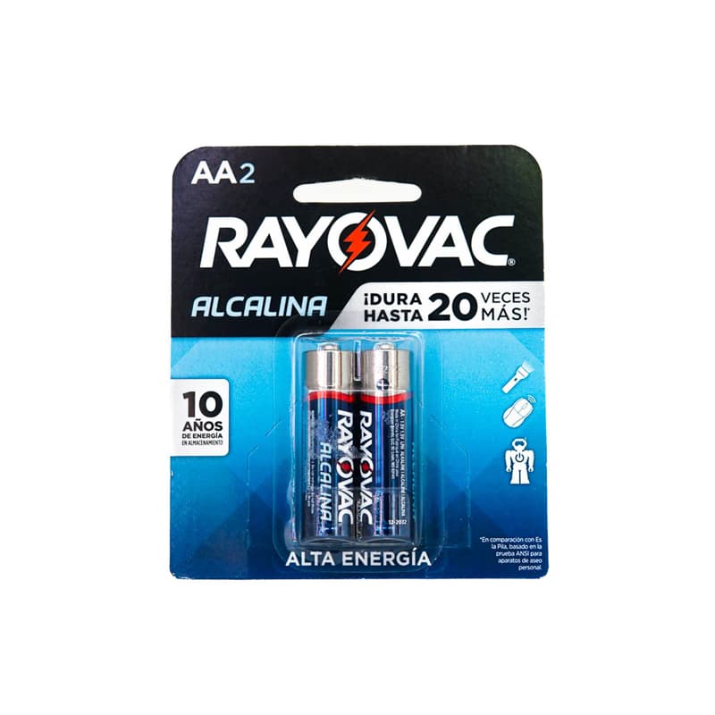 RAYOVAC BATERIA AA 2pk