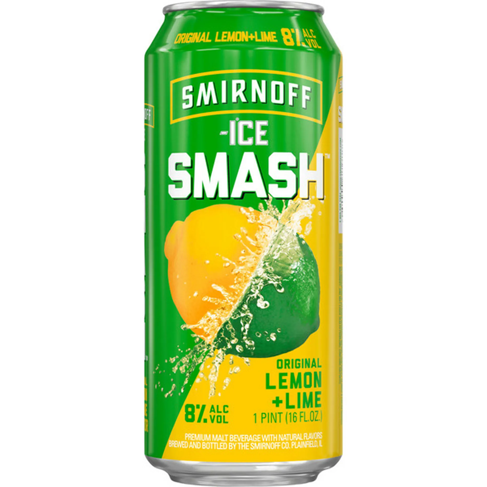 SMIRNOFT ICE ORIGINAL LEMON LIME 16OZ