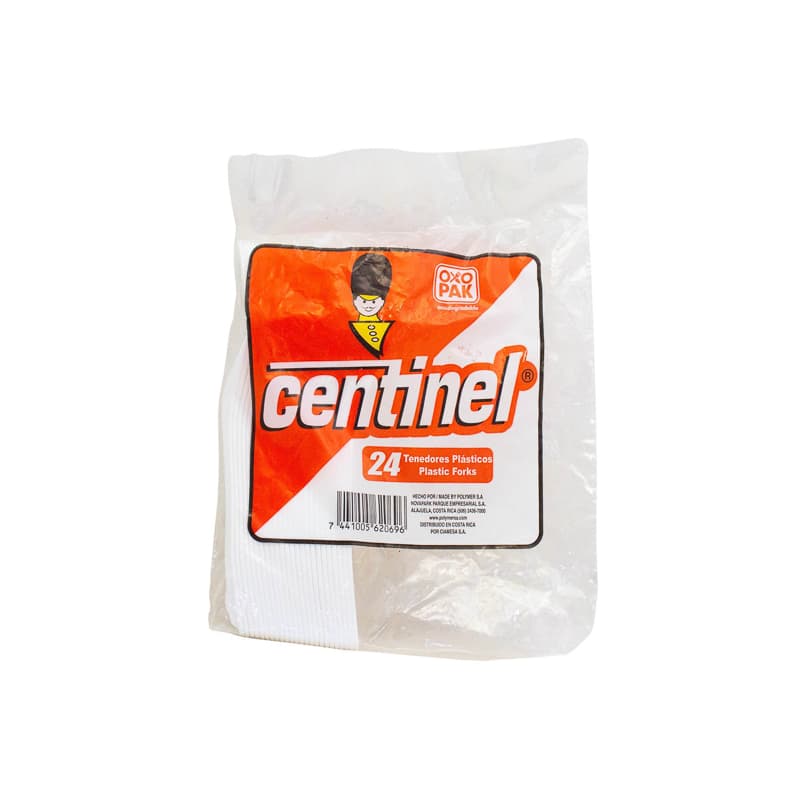 CENTINEL TENEDORES PLASTICOS 24U