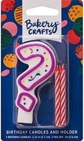 BAKERY CRAFTS VELA INTERROGACION MORADA
