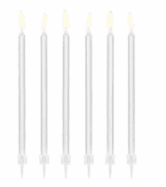 BAKERY CRAFTS VELAS BLANCAS 12PZ