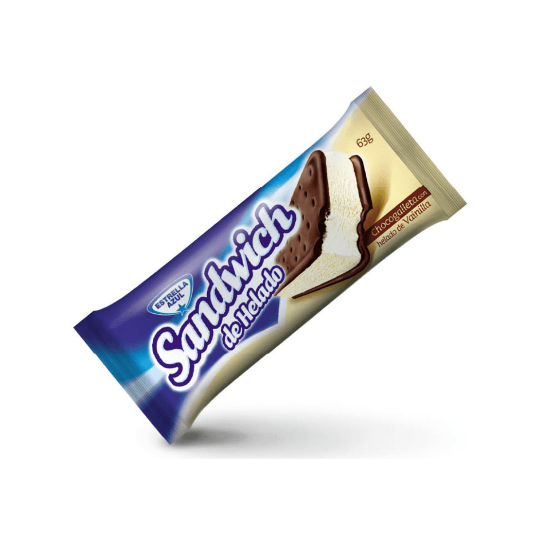 ESTRELLA AZUL SANDWINCH DE HELADO 63G