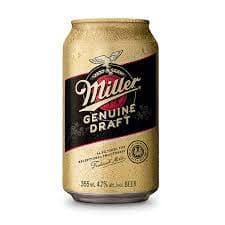CERVEZA MILLER GENUINE DRAFT LATA 355ml