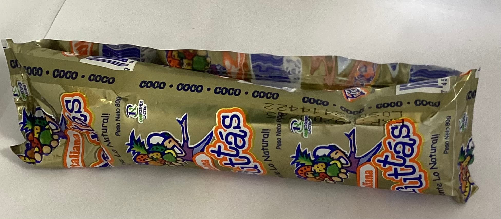 LA ITALIANA PALETA DE FRUTAS COCO