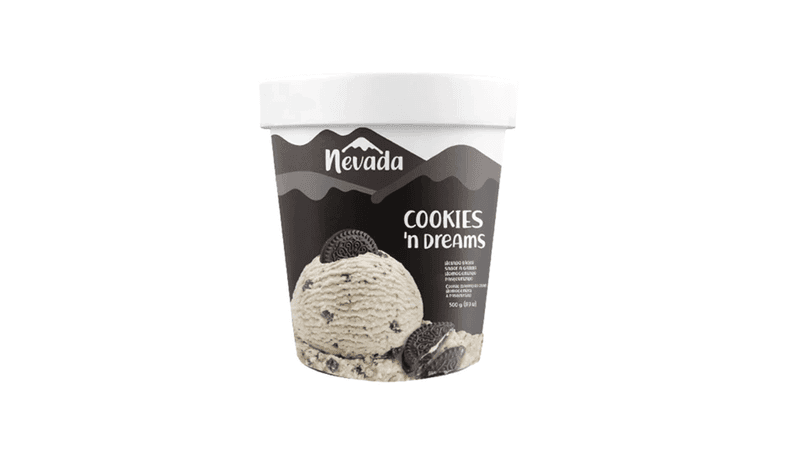 NEVADA HELADO GALLETA 1/4 GALON