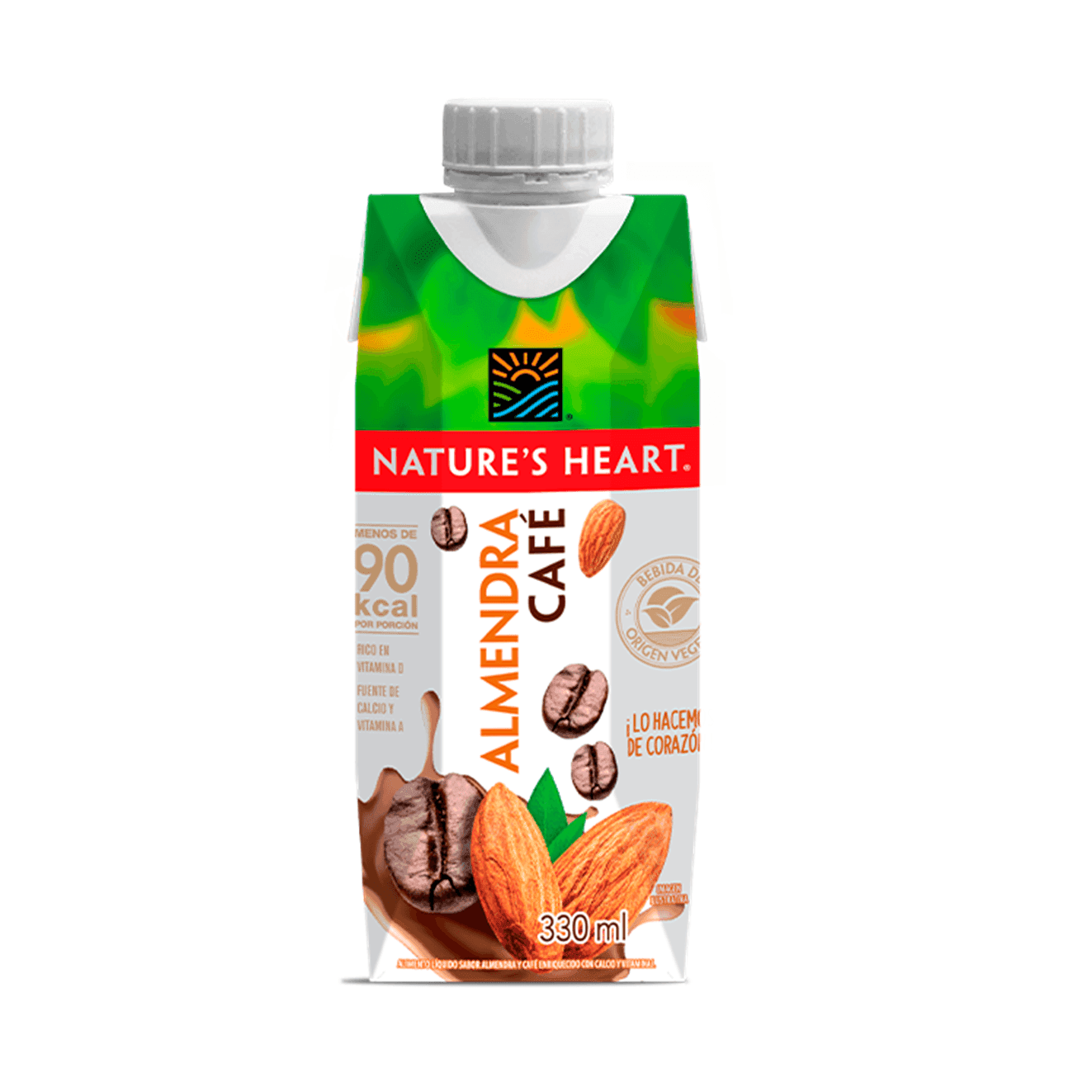 NATURES HEART BEBIDA DE ALMENDRA Y CAFE 330ML