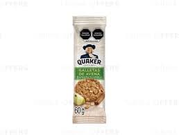 QUAKER GALLETA  MANZANA CANELA 66/38GR