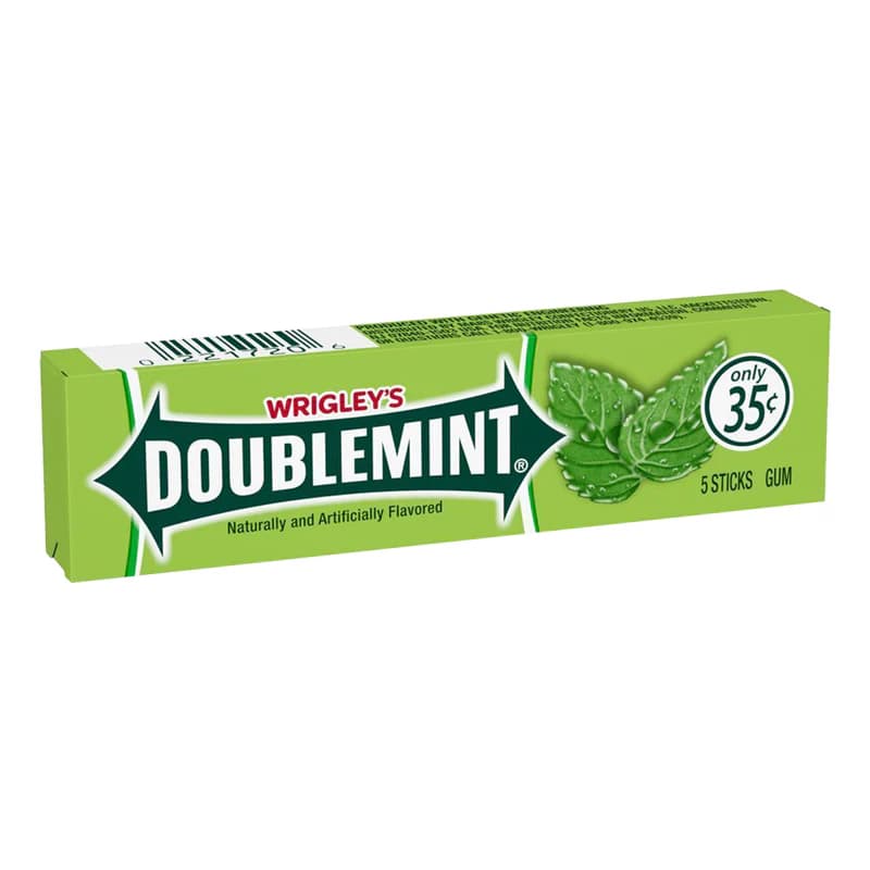 WRIGLEYS DOUBLEMINT 5 STICKS GUM