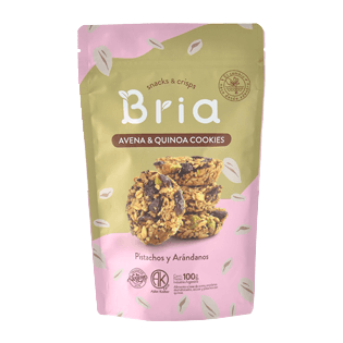 BRIA GALLETAS PISTACHOS Y ARANDANOS 100G