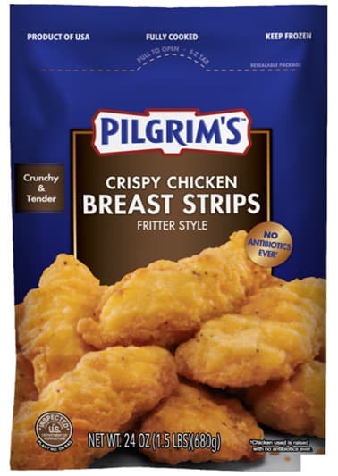 PILGRIMS CHICKEN CRISPY STRIPS 1.5lb