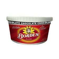 BORDEN HELADO CHOCOLATE 1/4 GALON