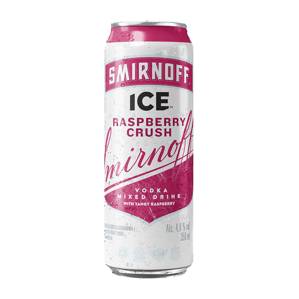 SMIRNOFF ICE RASPBERRY CRUSH LATA  350ML
