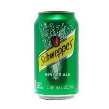 SODA SCHAWEPPES GINGER ALE