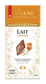 VILLARS CHOCOLATE DE LECHE CON CARAMELO 100G