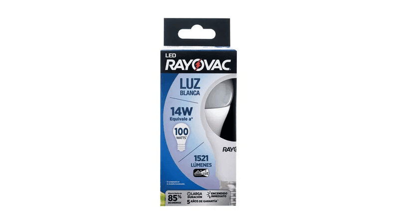 RAYOVAC BOMBILLO LUZ BLANCA 14W