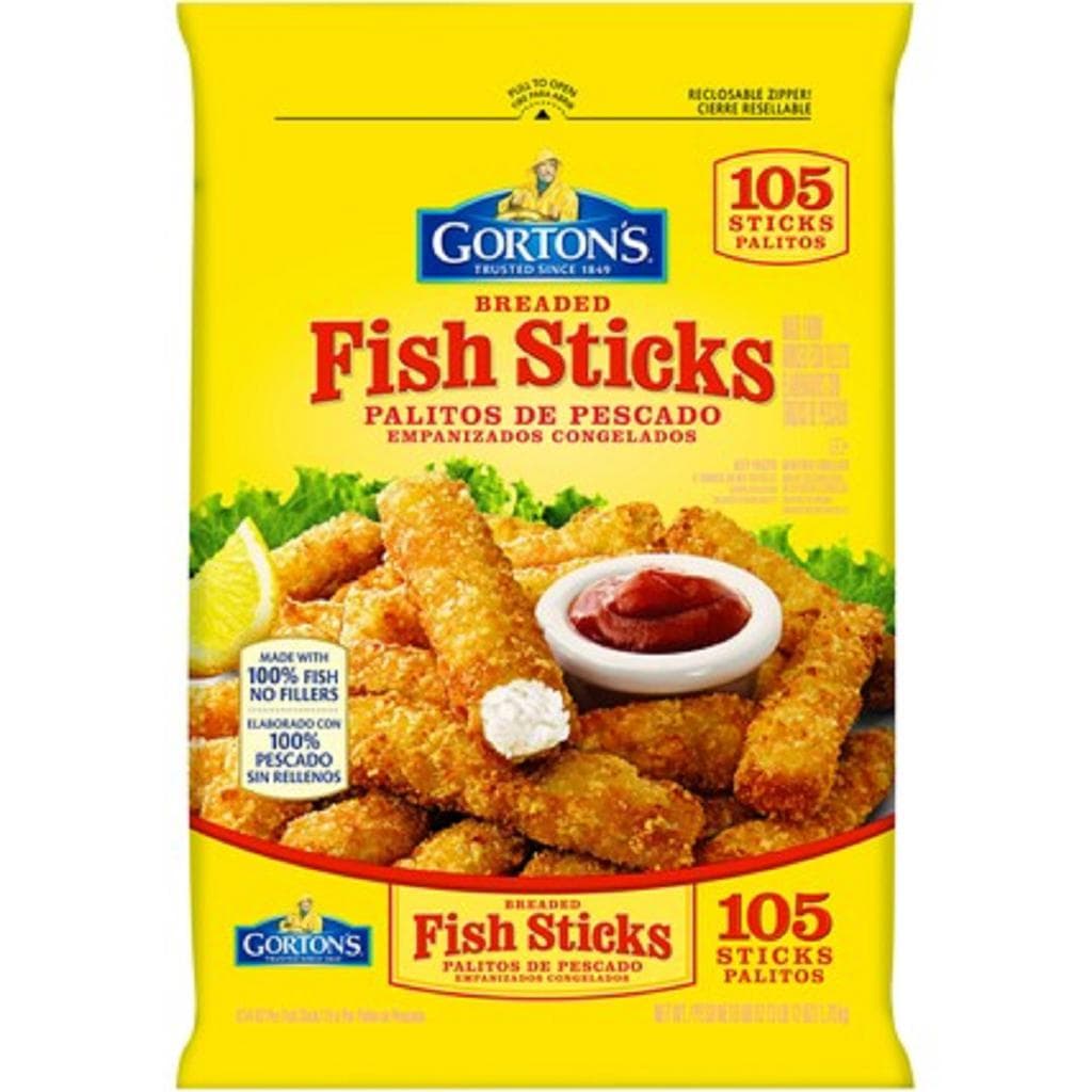 GORTONS DEDITOS DE PESCADO APANADOS 105 U