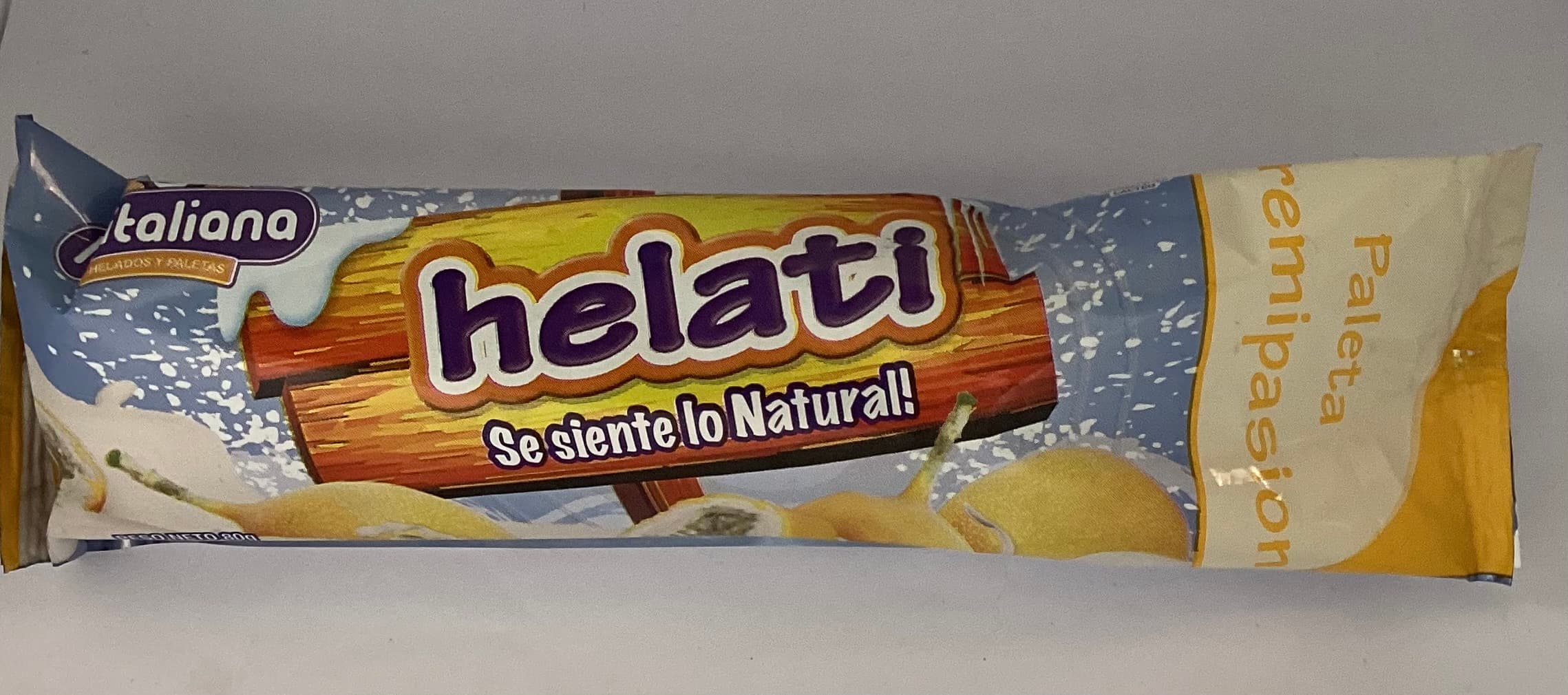 LA ITALIANA PALETA DE HELADO CREMIPASSION