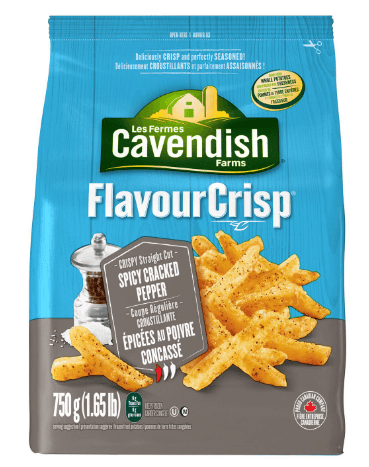 CAVENDISH FLAVOUR CRISP SPICY STRAIGHT CUT