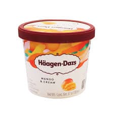 HAAGEN DAZS MANGO ICE CREAM MINI CUP 100ML